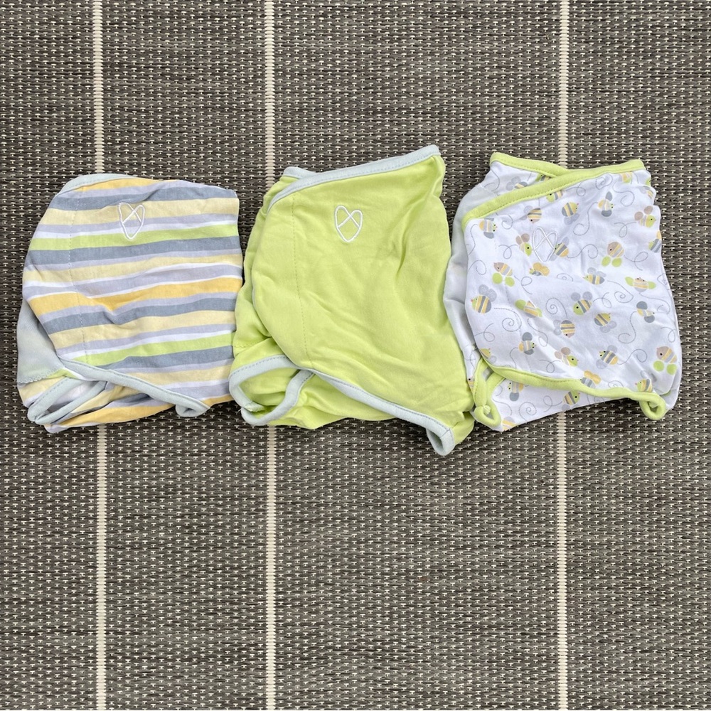 Bundle of 3 SwaddleMe Original Swaddles - Bees, 0-3 Months